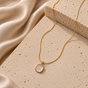 Mirelle Gold Mother of Pearl Necklace for Women