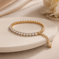 Aurelia Gold Crystal Bracelet for Women | House of HNS