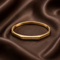 Elara Gold Bracelet for Women | Anti-Tarnish Geometric Bangle HNS